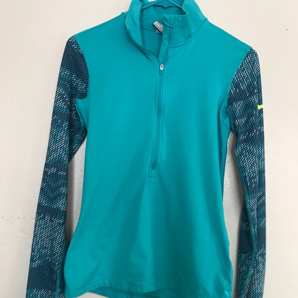 Half zip Nike pro shirt